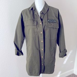 Shacket with Army logo - not official